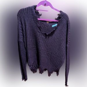 Dainty Hooligan Distressed Sweater